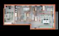 Appartamento in vendita con posto auto coperto a Padova - 08, planimetria 2� ipotesi con 4 camere