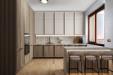 Attico in vendita a Milano in via vittoria colonna 54 - 07, Rendering cucina