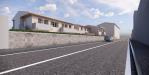 Villa in vendita con giardino a Arezzo - 03, render dalla strada