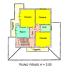 Villa in vendita con giardino a Abano Terme - 03, planimetria primo piano