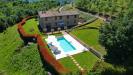 Villa in vendita con giardino a Force in contrada lame snc - 02, Vista da drone della casa e della piscina