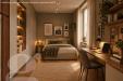 Appartamento in vendita da ristrutturare a Roma - 02, Camera da letto-studio scandinava accogliente.jpg