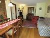 Appartamento in affitto con giardino a Courmayeur in regione belvedere 4 - centrale - 02, LIVING CON ZONA PRANZO