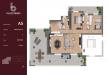 Appartamento in vendita con terrazzo a Chivasso in via ceresa - 04, planimetria tipo alloggio 150 mq.