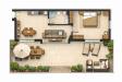 Appartamento bilocale in vendita con terrazzo a Varazze - 05, Piantina