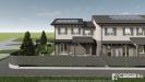 Villa in vendita con giardino a Boltiere in via antonio locatelli - 10, RENDERING DI PROGETTO