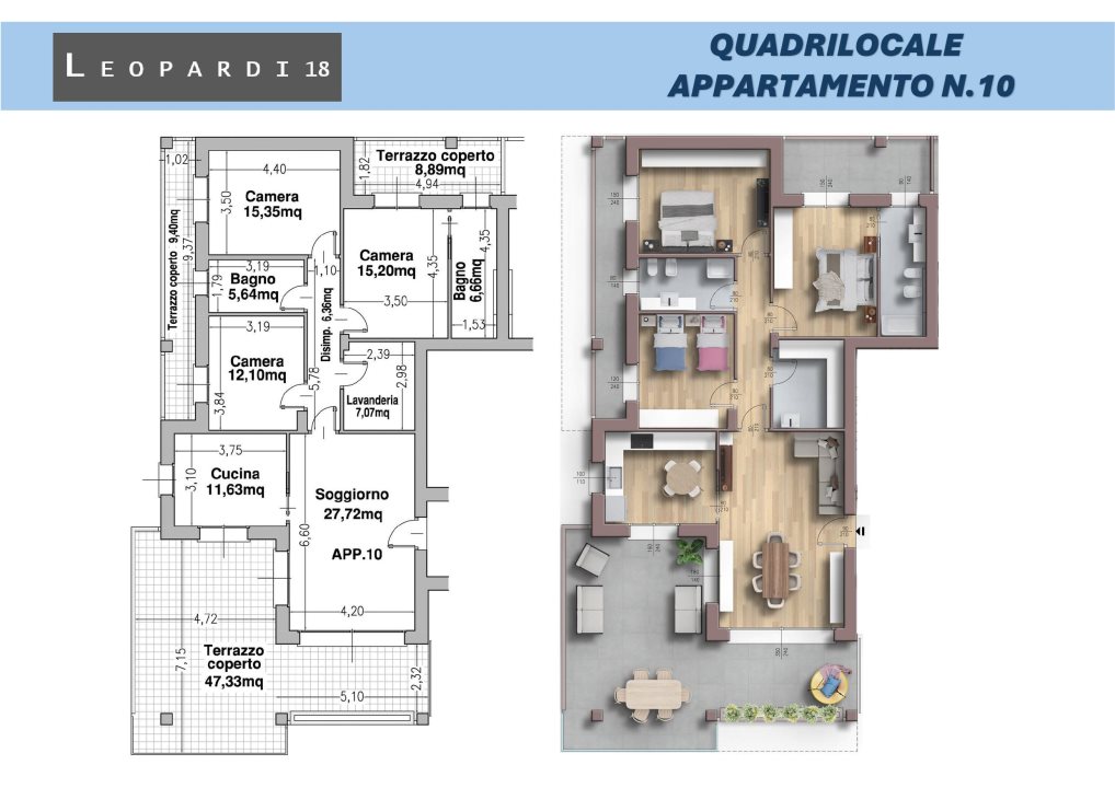 Quadrilocale classe A4 a Parabiago