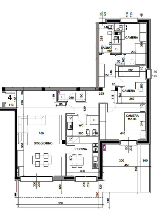 Quadrilocale classe A4 a Canegrate