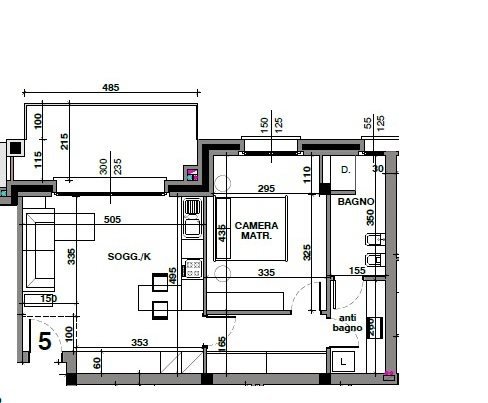 Bilocale classe A4 a Canegrate