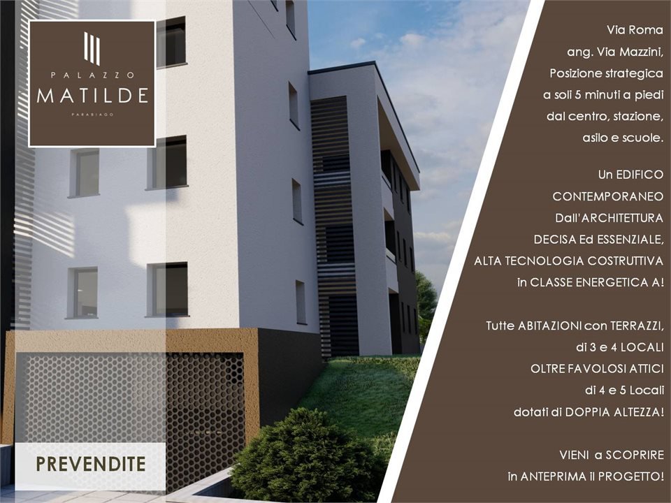 Trilocale classe A4 a Parabiago