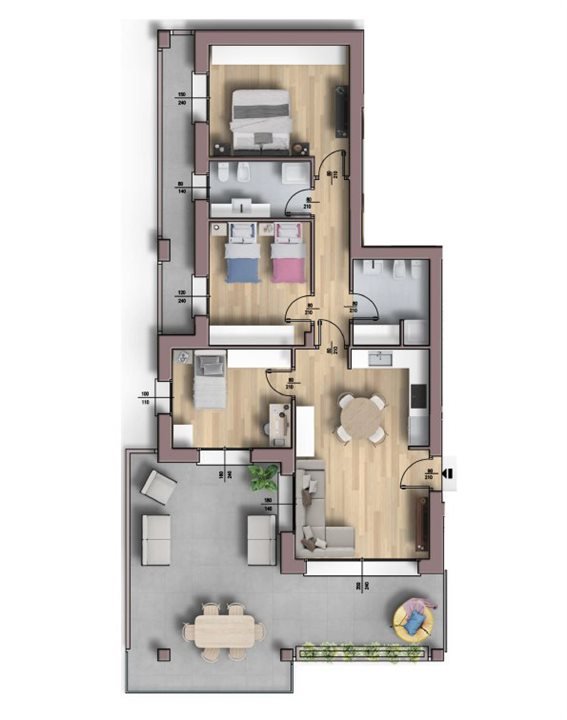 Quadrilocale classe A4 a Parabiago
