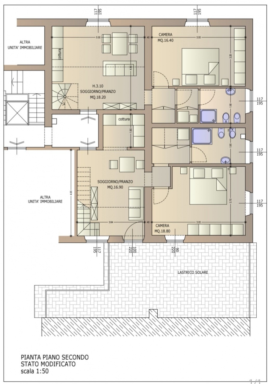 Attico con terrazzo a Pontassieve