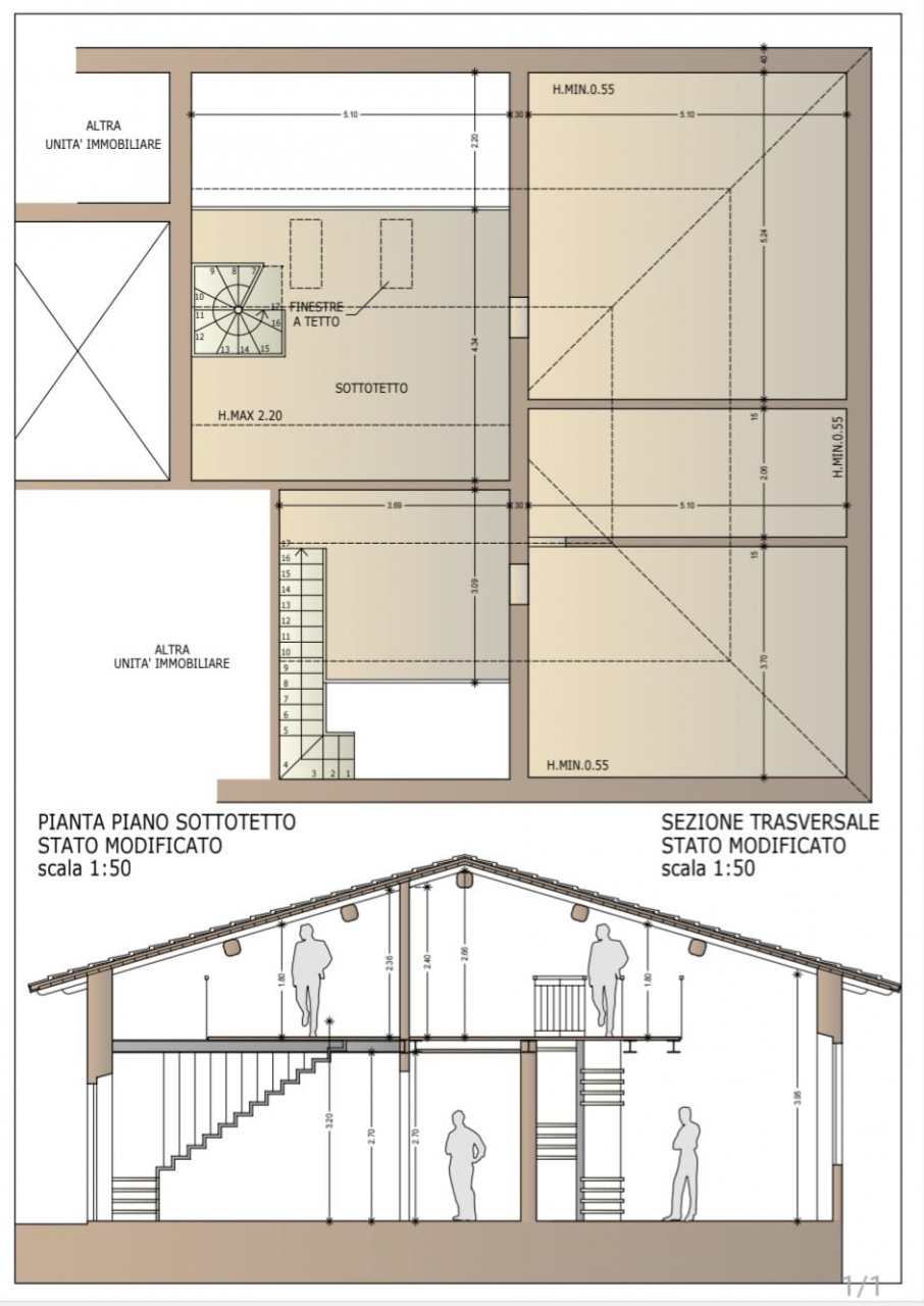 Attico con terrazzo a Pontassieve