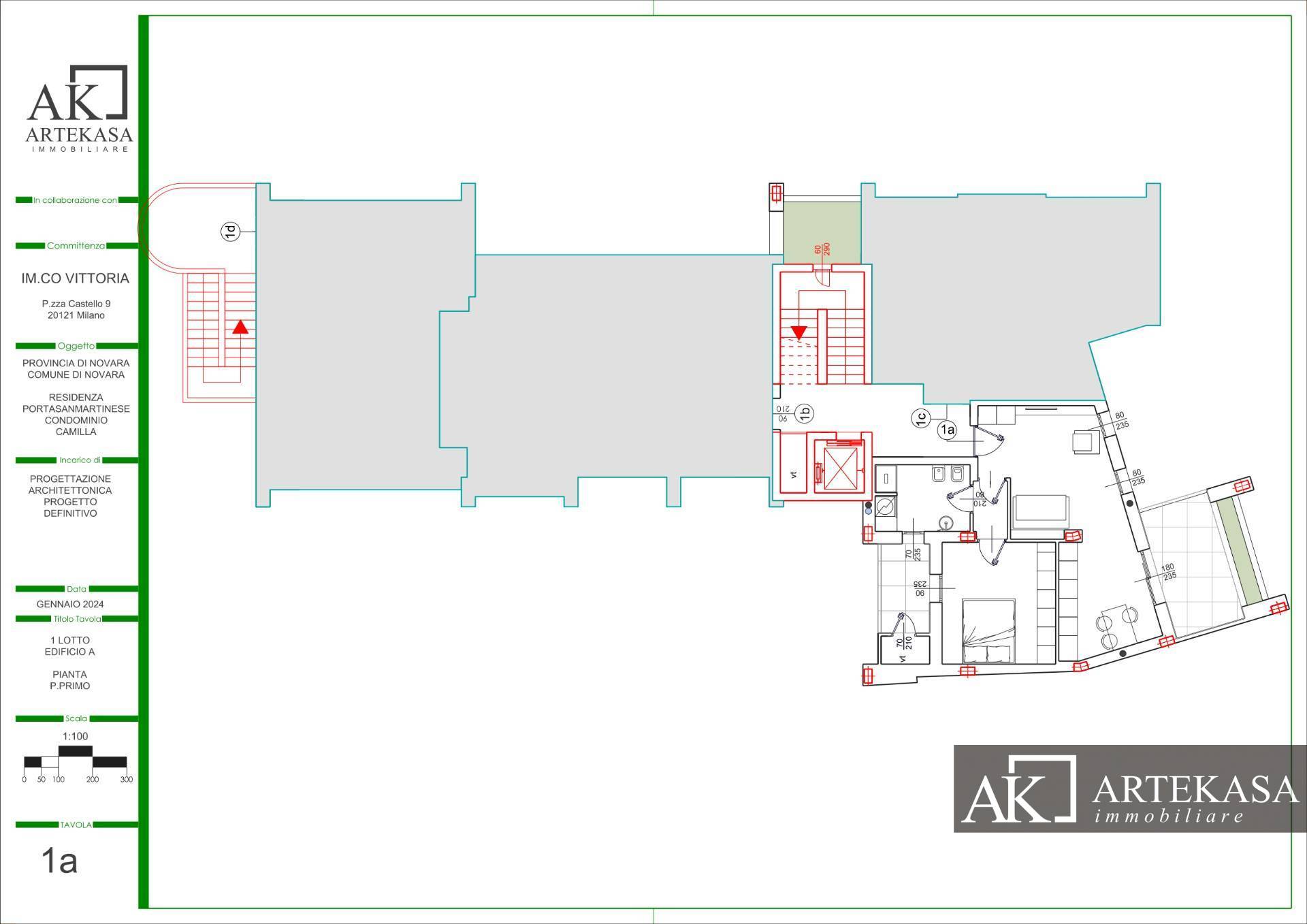 BILOCALE in vendita a Novara, 4 - San Martino