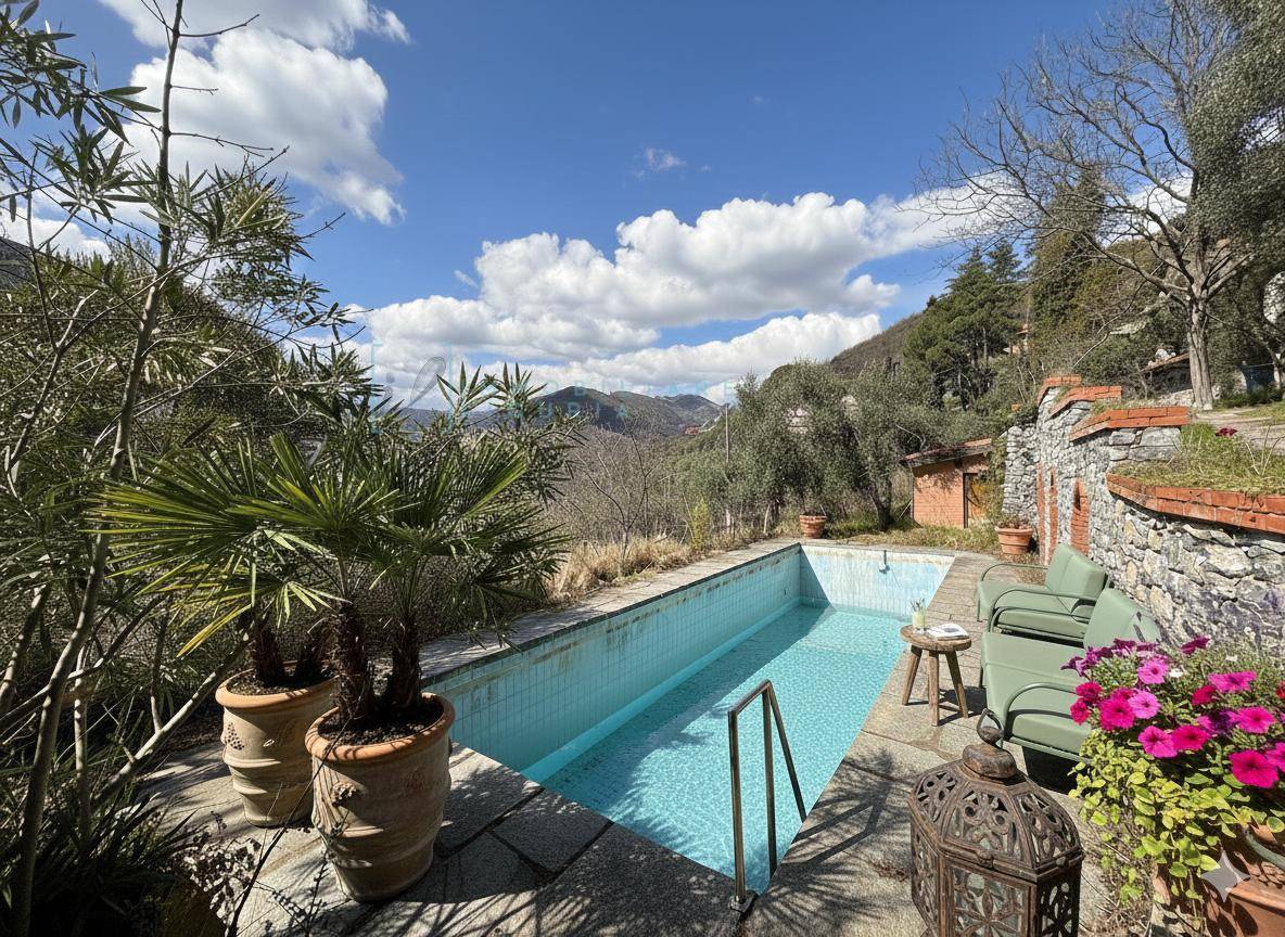 Villa in vendita a Pieve di Teco, Lovegno