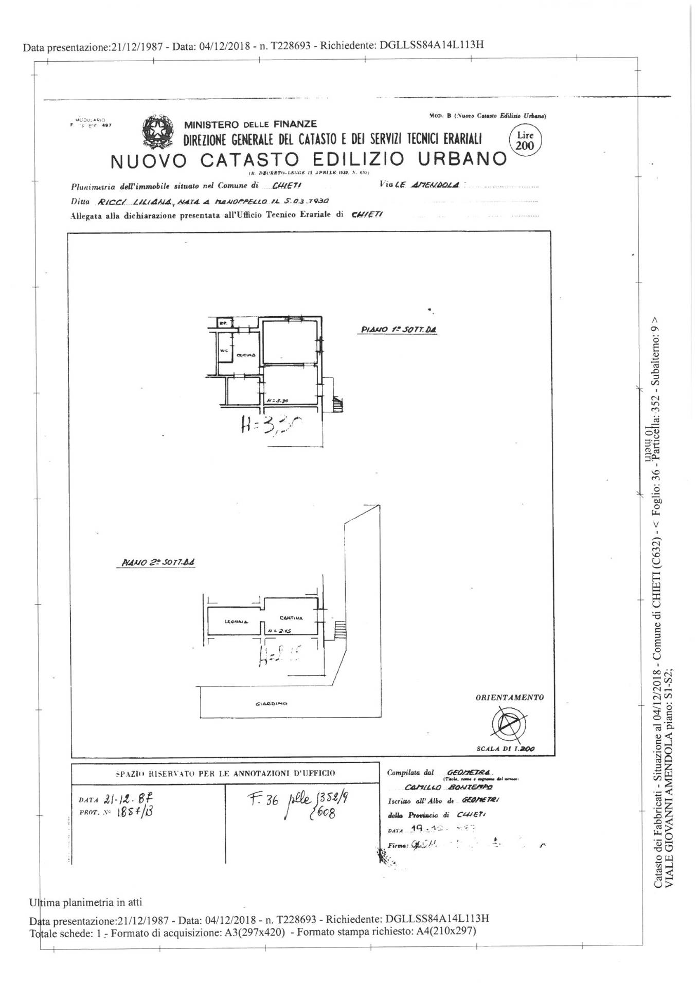 Appartamento in vendita a Chieti, V.le Amendola