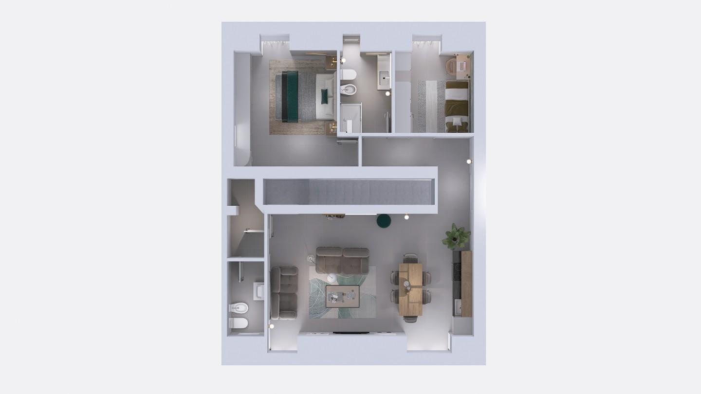 Attico nuovo, Capannori paganico