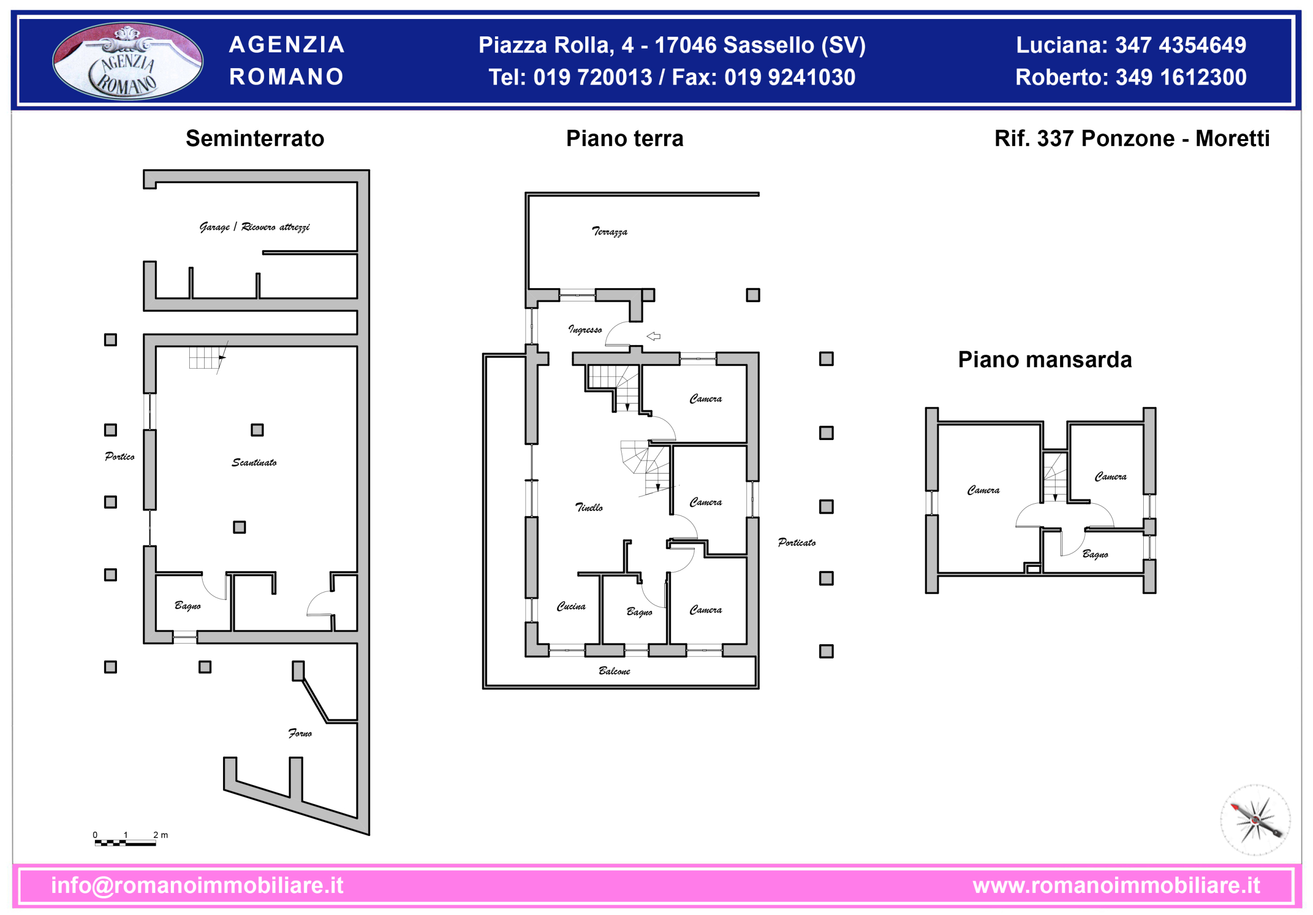 Villa con giardino a Ponzone