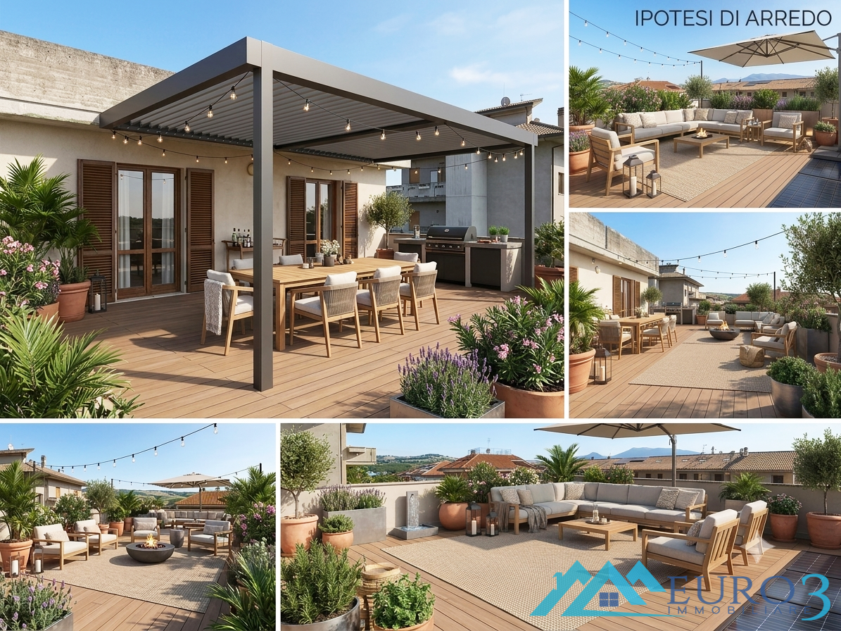 Appartamento con terrazzo a Colli del Tronto