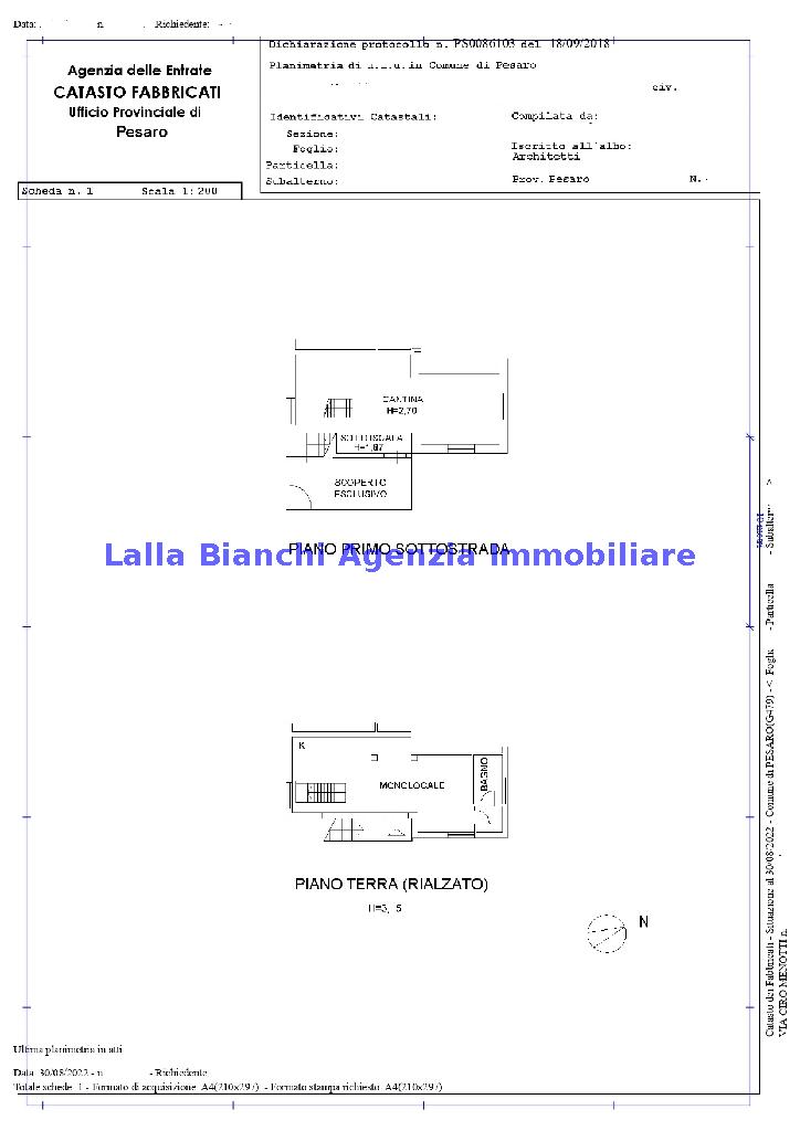 Appartamento con giardino in via menotti 22, Pesaro