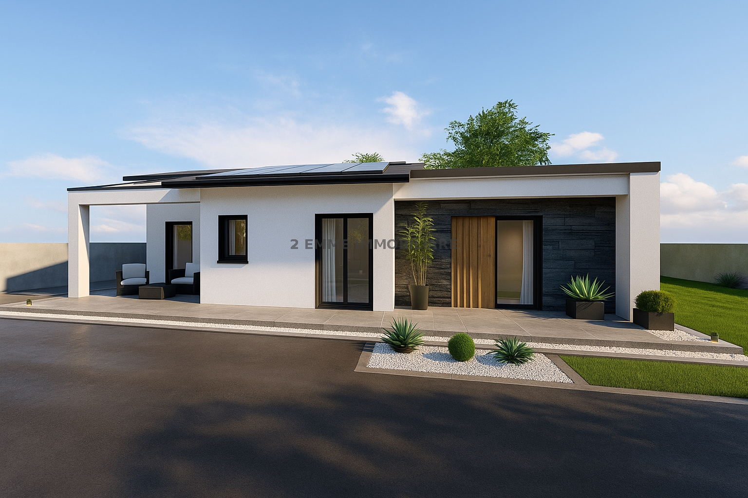 Villa con giardino in via palazzolo, Folignano