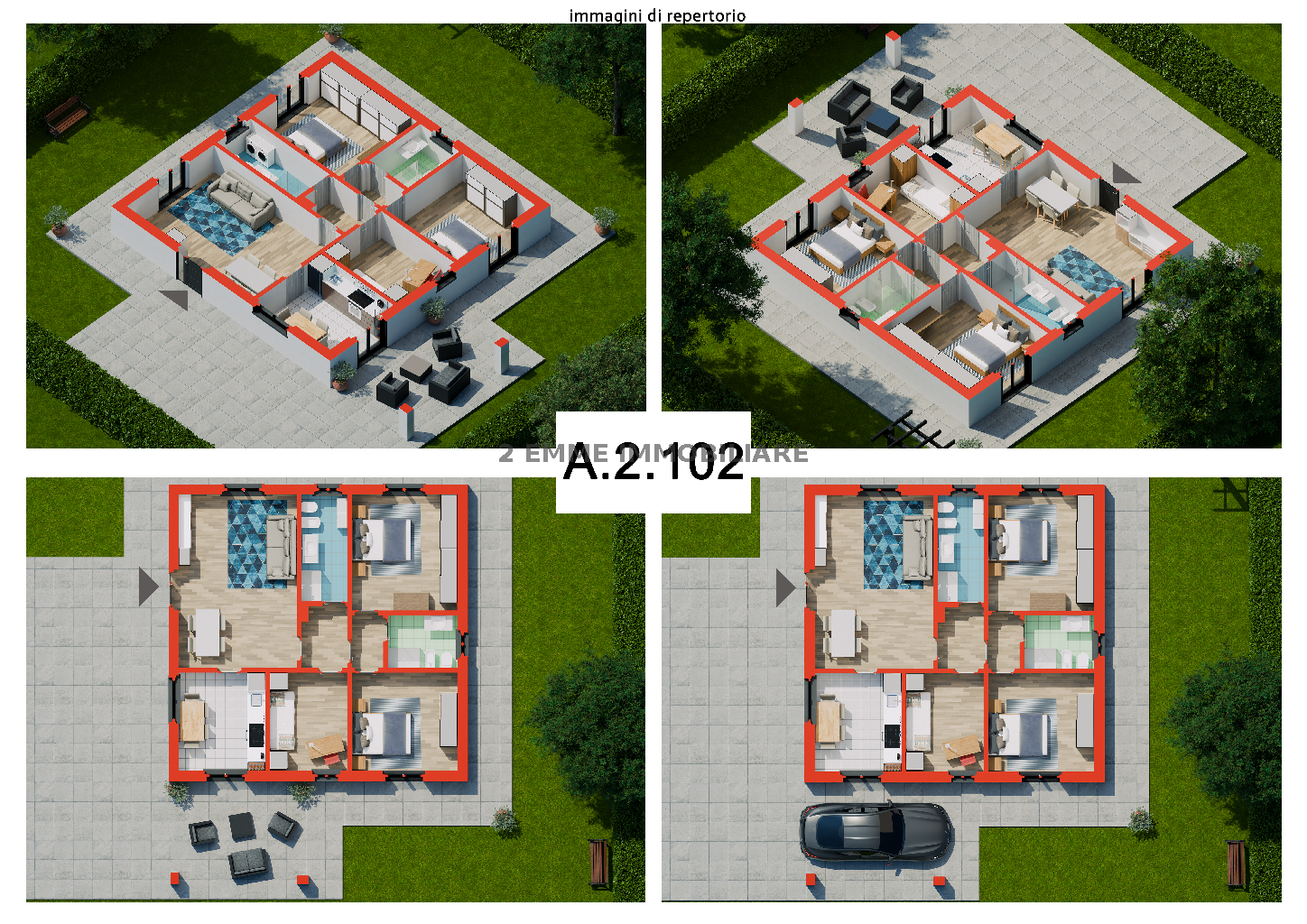 Villa con giardino in via palazzolo, Folignano