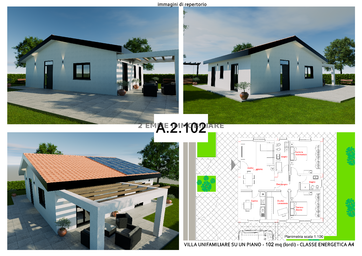 Villa con giardino in via palazzolo, Folignano