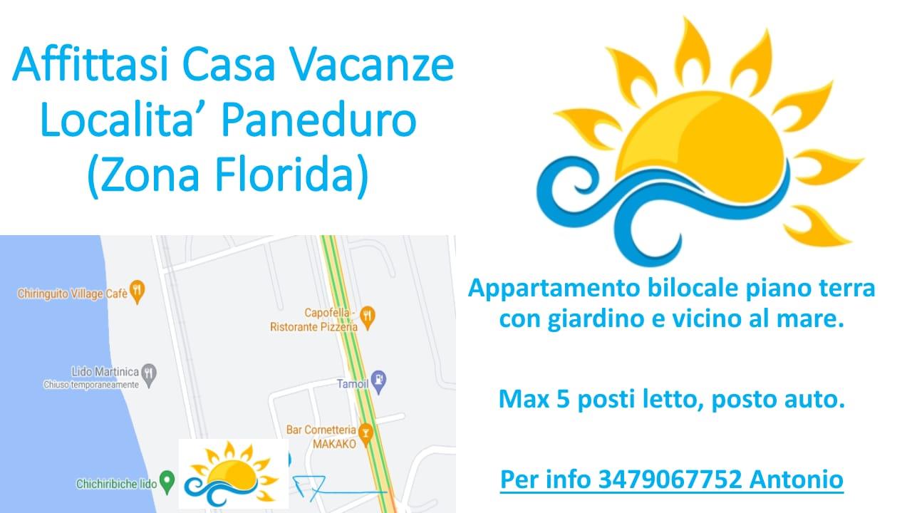 Casa Vacanze affitto Cittadella del Capo, zona Florida Supermercato Vivo