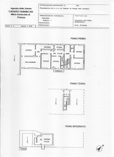 Ufficio con terrazzo a Borgo San Lorenzo