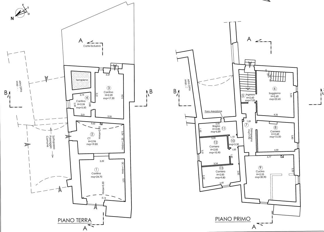 Casa semi indipendente in vendita a Cascia, Colforcella