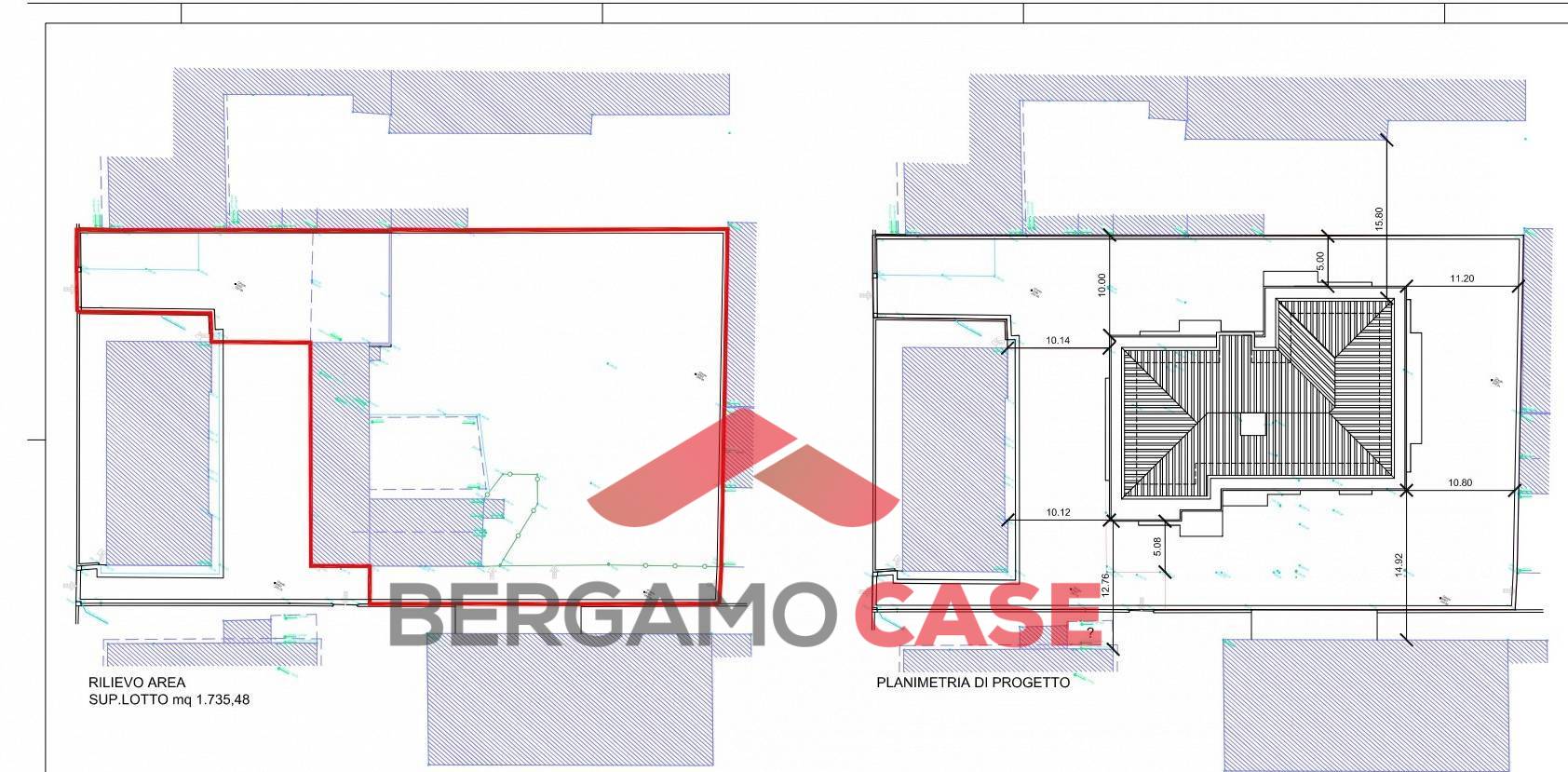 Terreno edificabile in vendita a Bergamo, Borgo Palazzo Media