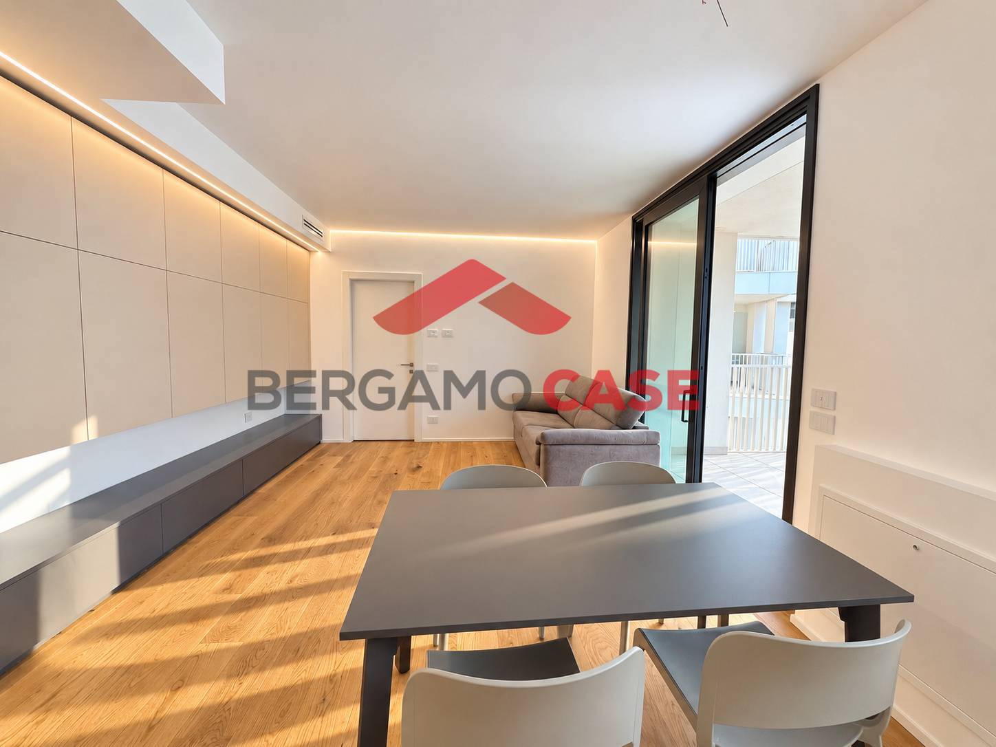 Bilocale in affitto a Bergamo, Centrale