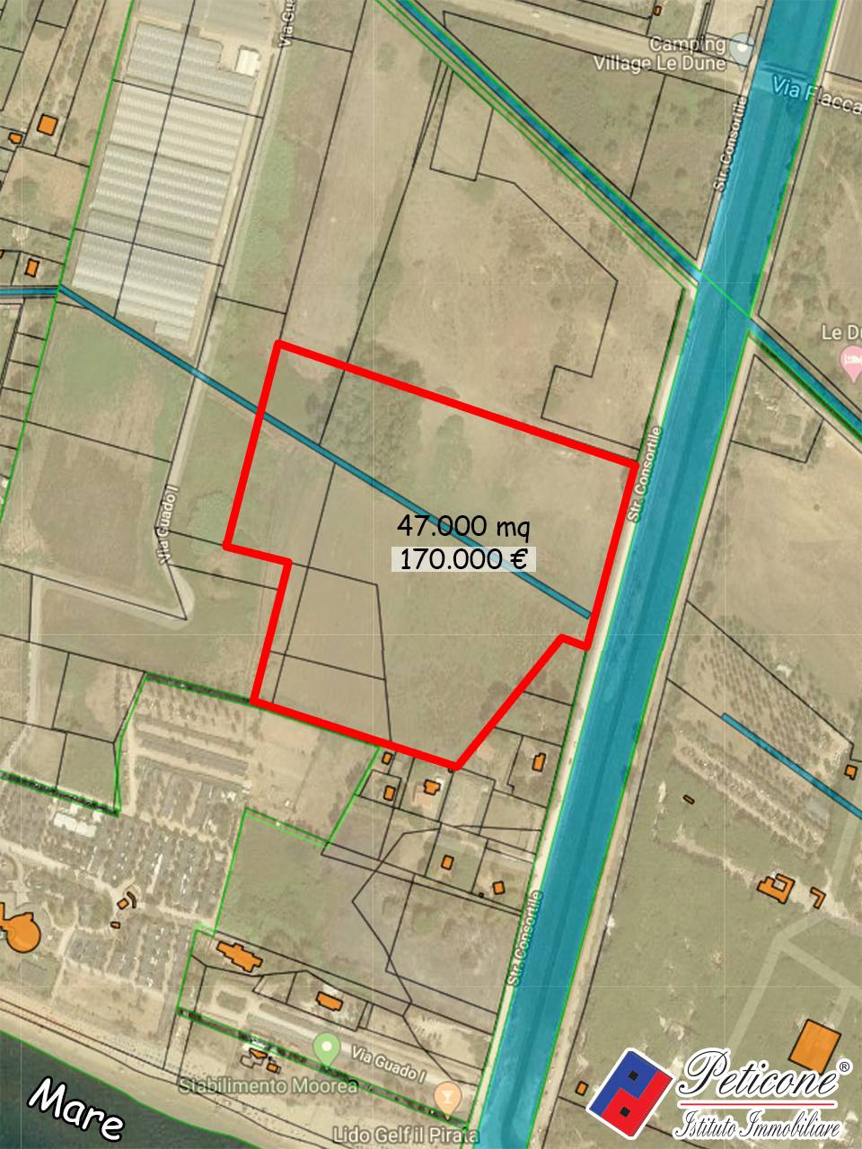 Terreno agricolo in vendita a Fondi, Marina di Fondi