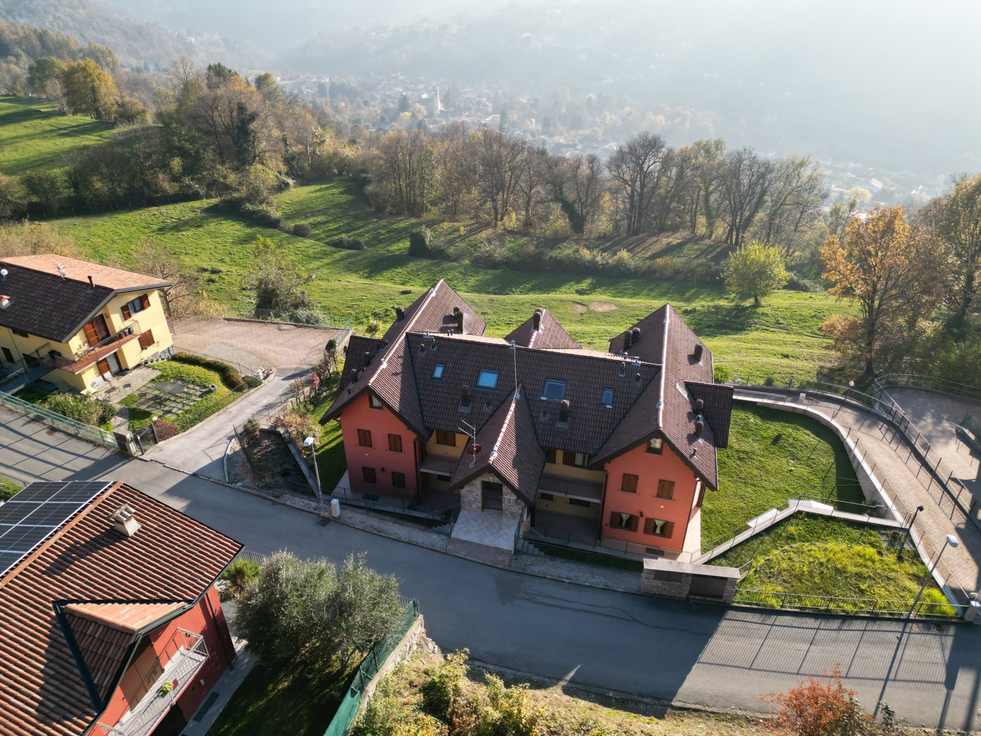 Trilocale con giardino a Blessagno