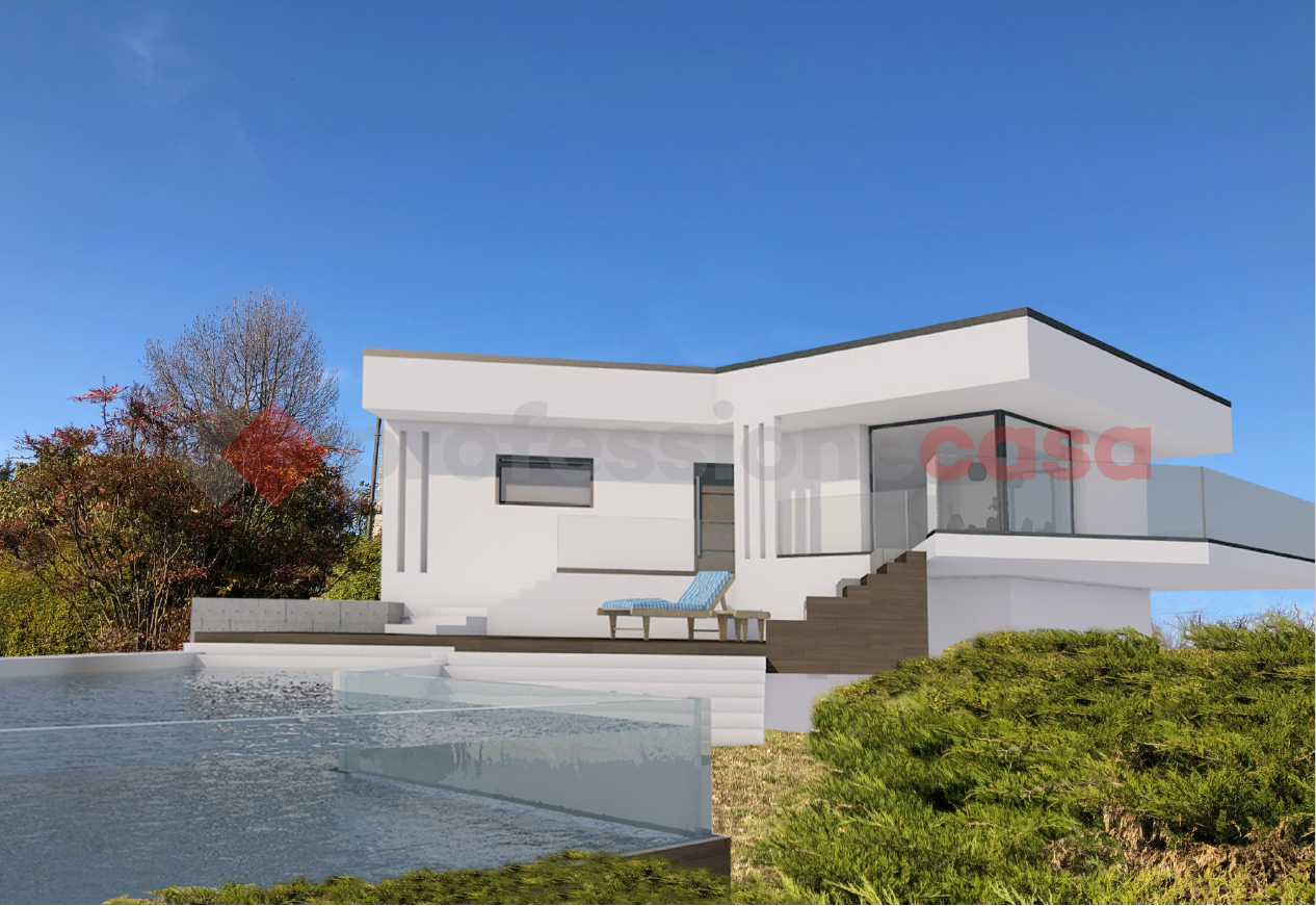 Villa con giardino a Dormelletto