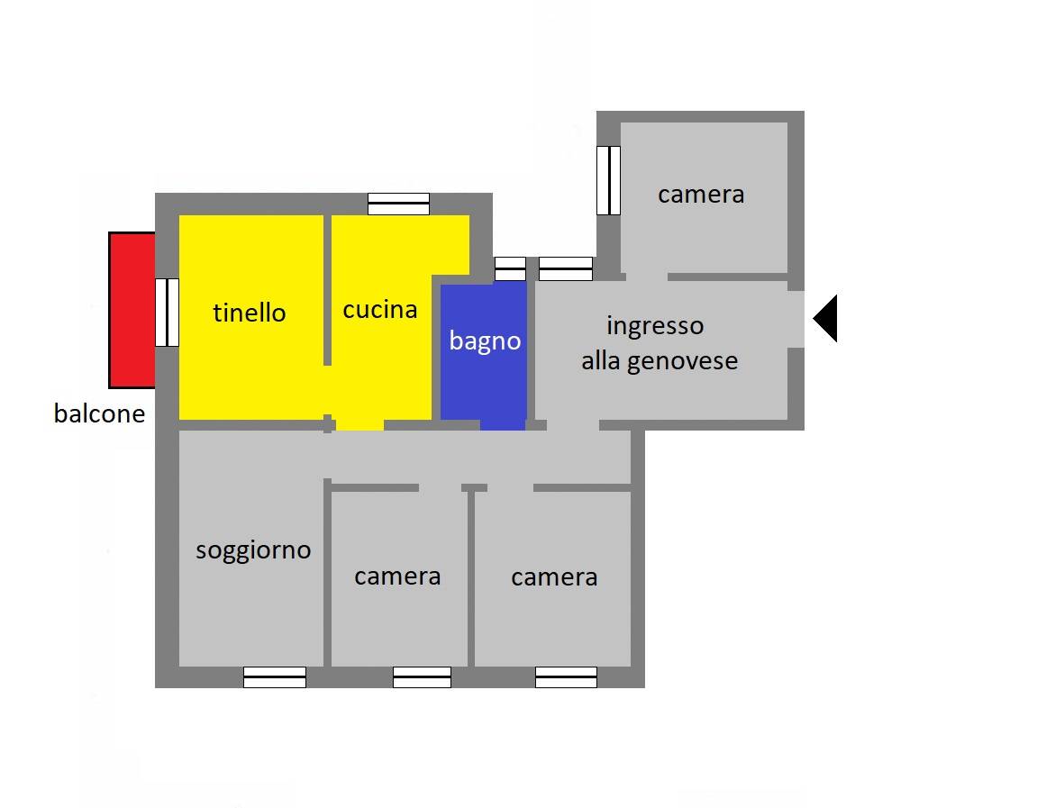 Appartamento in vendita a Genova, Principe
