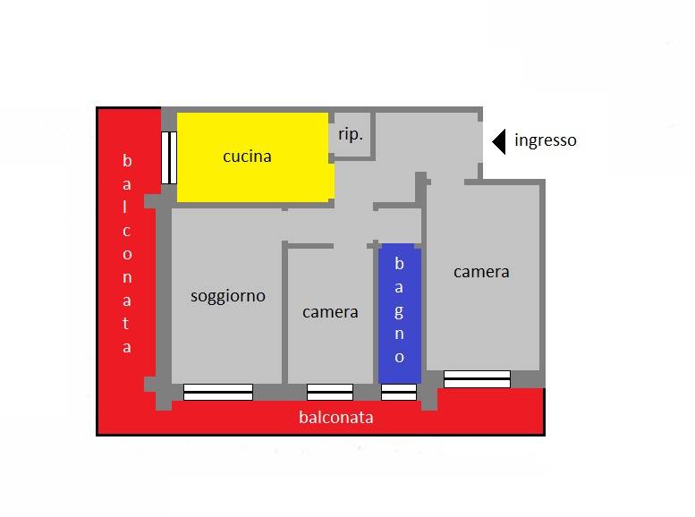 Appartamento in vendita a Genova, Granarolo