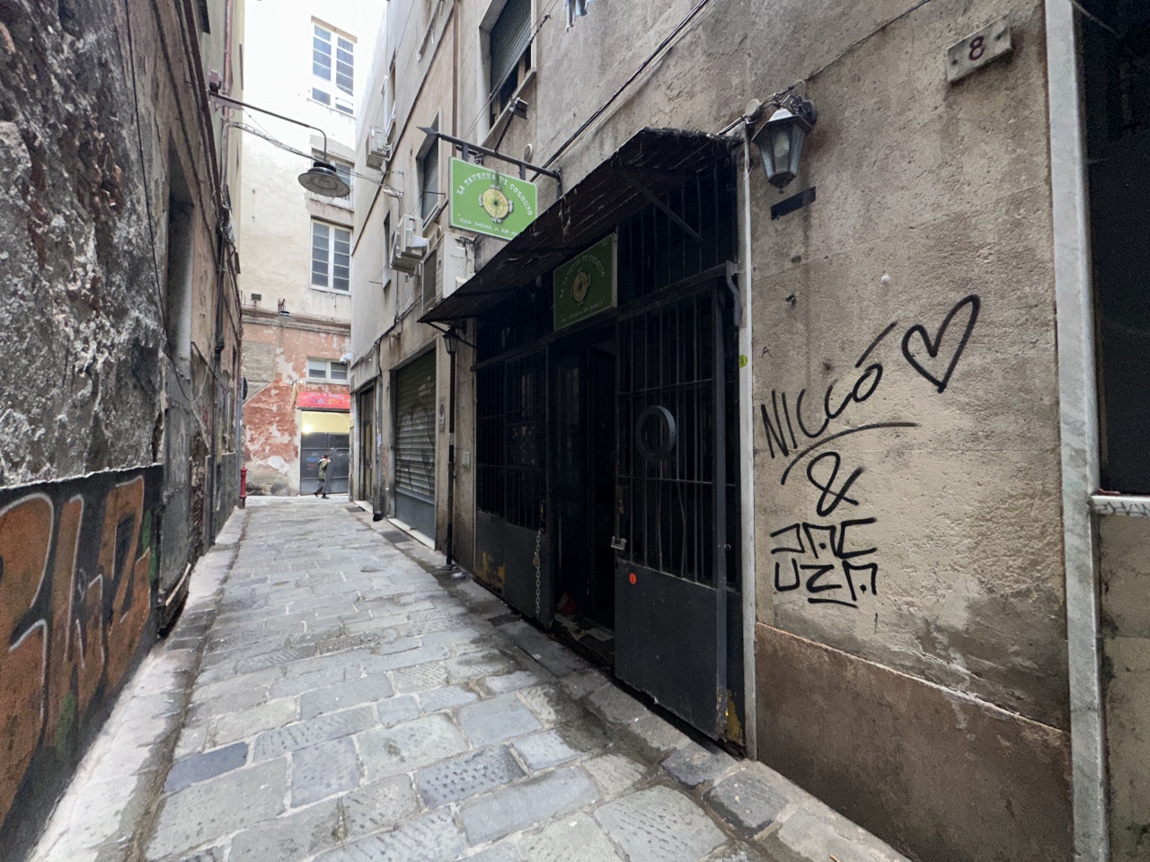 Negozio da ristrutturare in vico della scienza, Genova