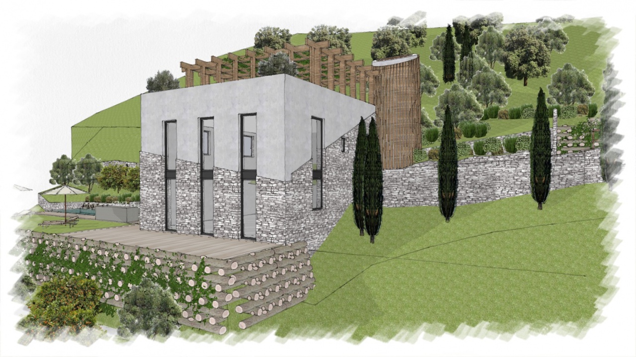 Villa con giardino in via bartolomeo bianco, Genova