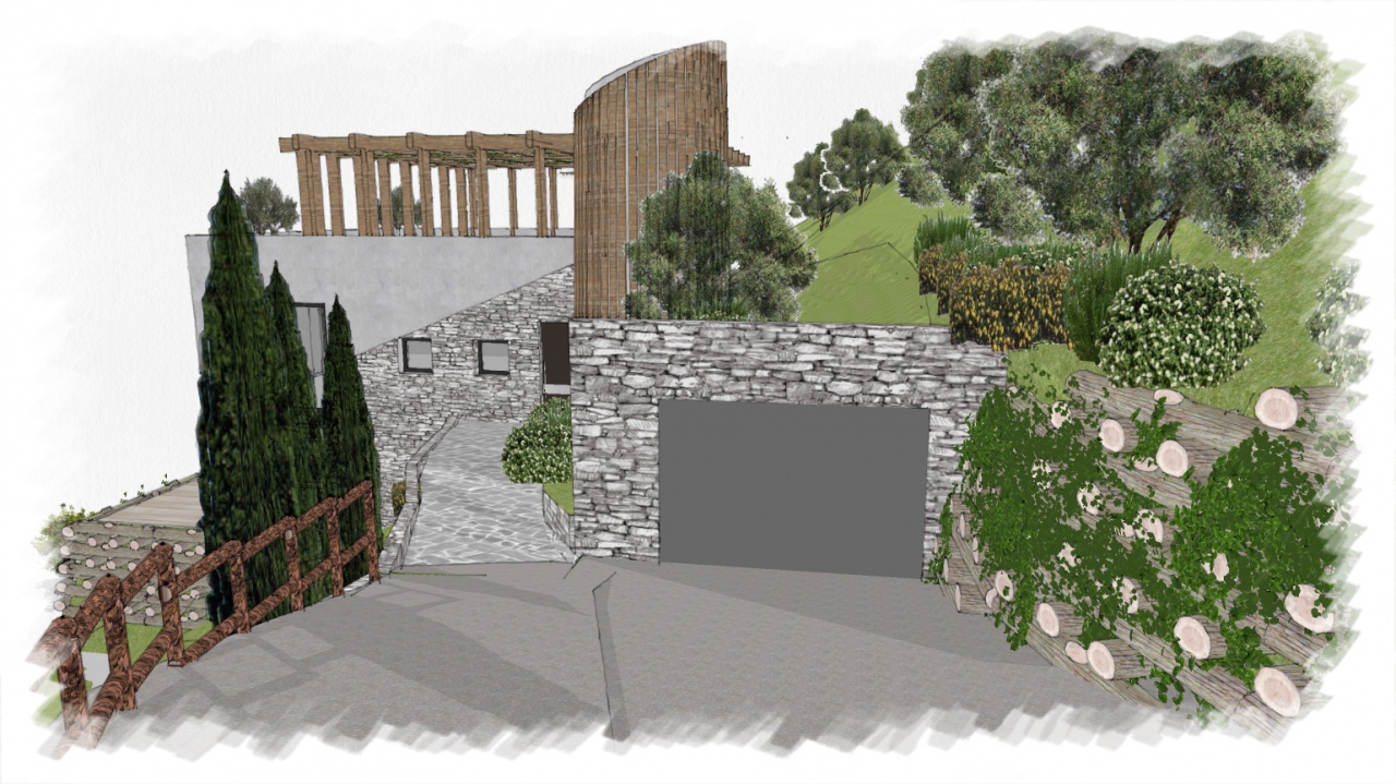 Villa con giardino in via bartolomeo bianco, Genova