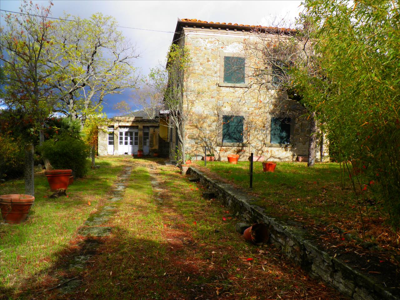 Villa con giardino a Cortona