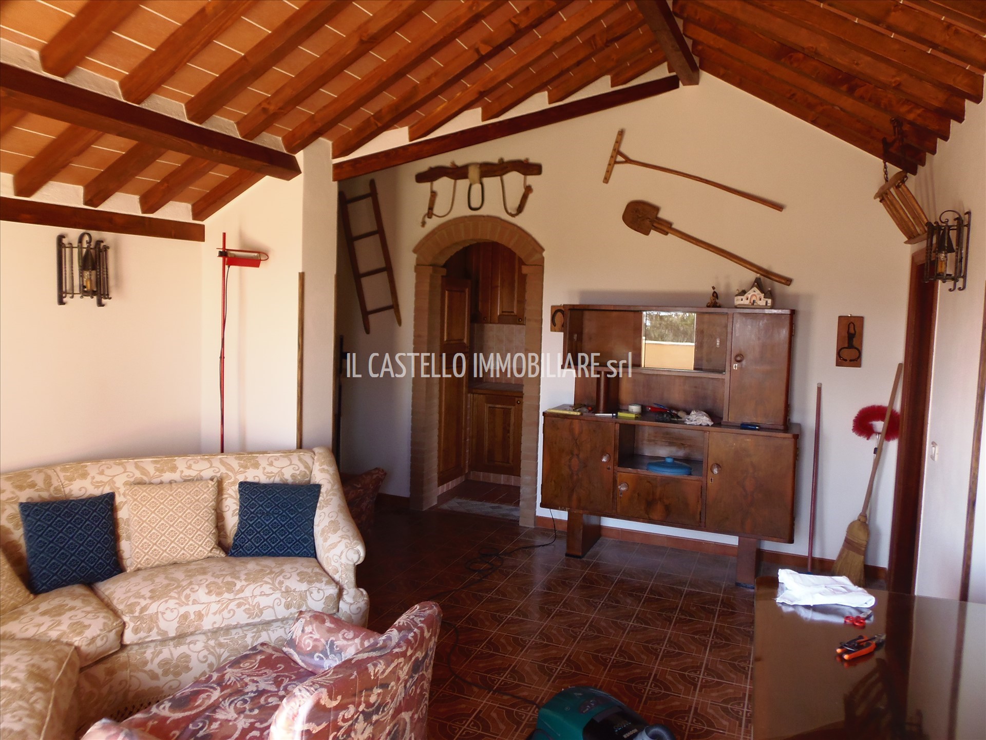 Appartamento con giardino a Sarteano