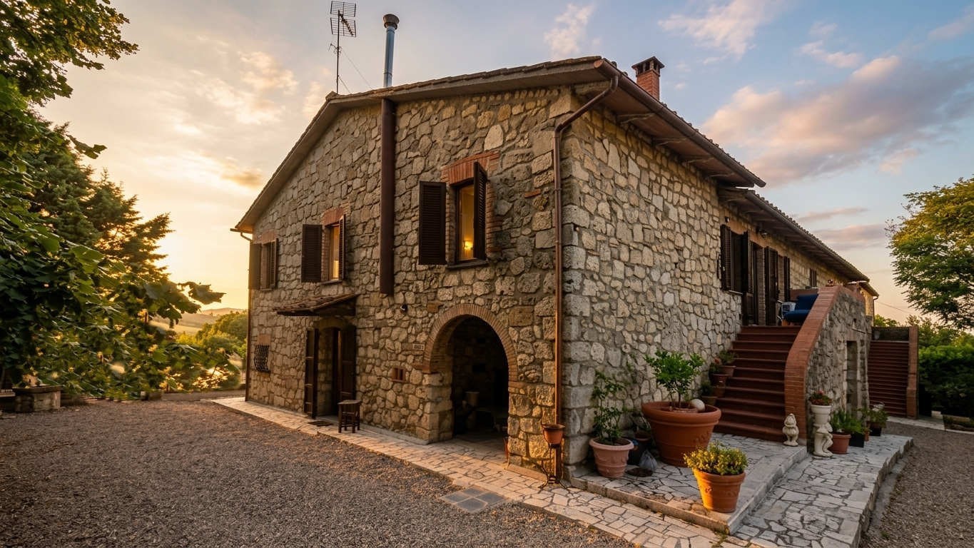 Rustico con giardino a Sarteano