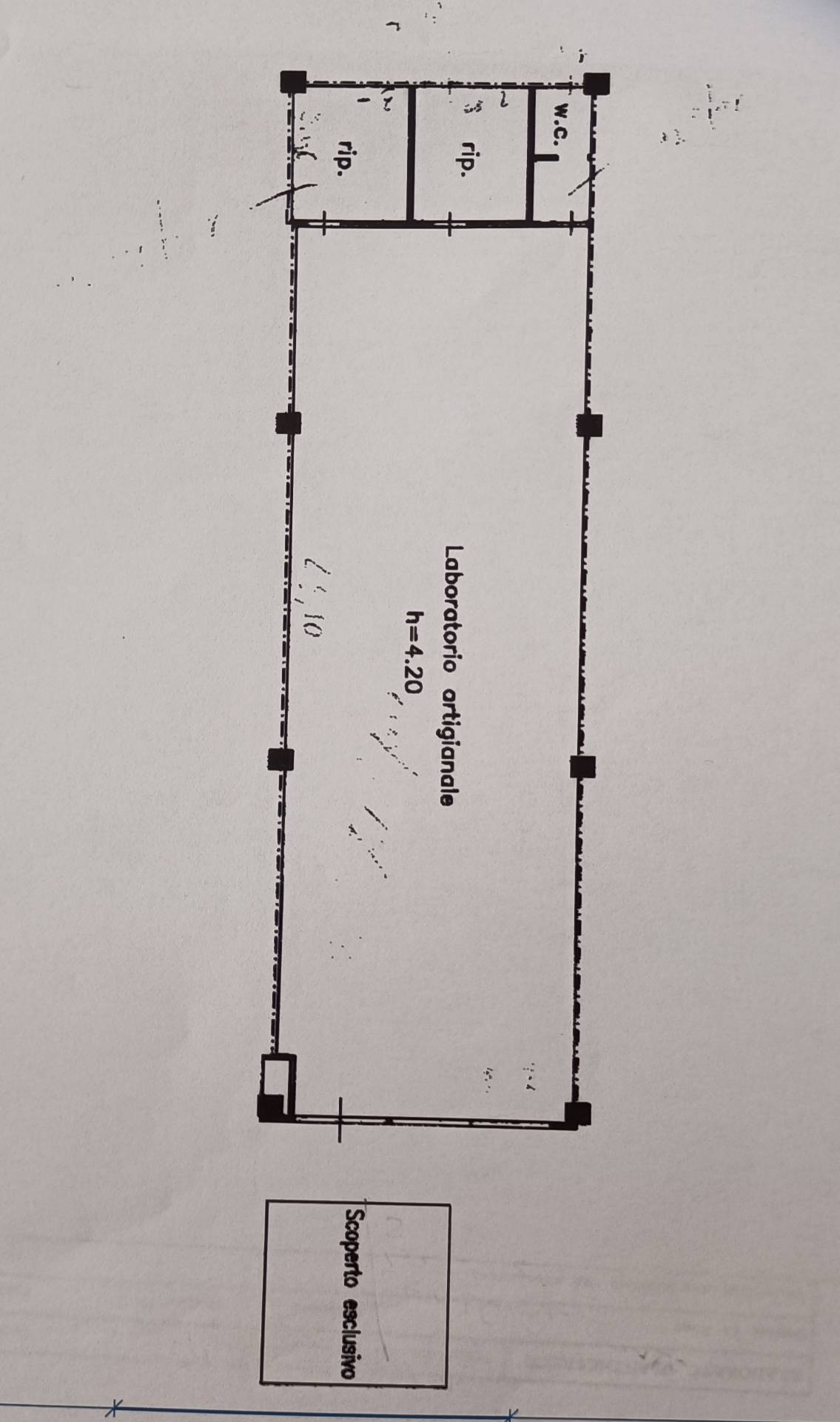 Locale commerciale in vendita a Fano, Metaurilia