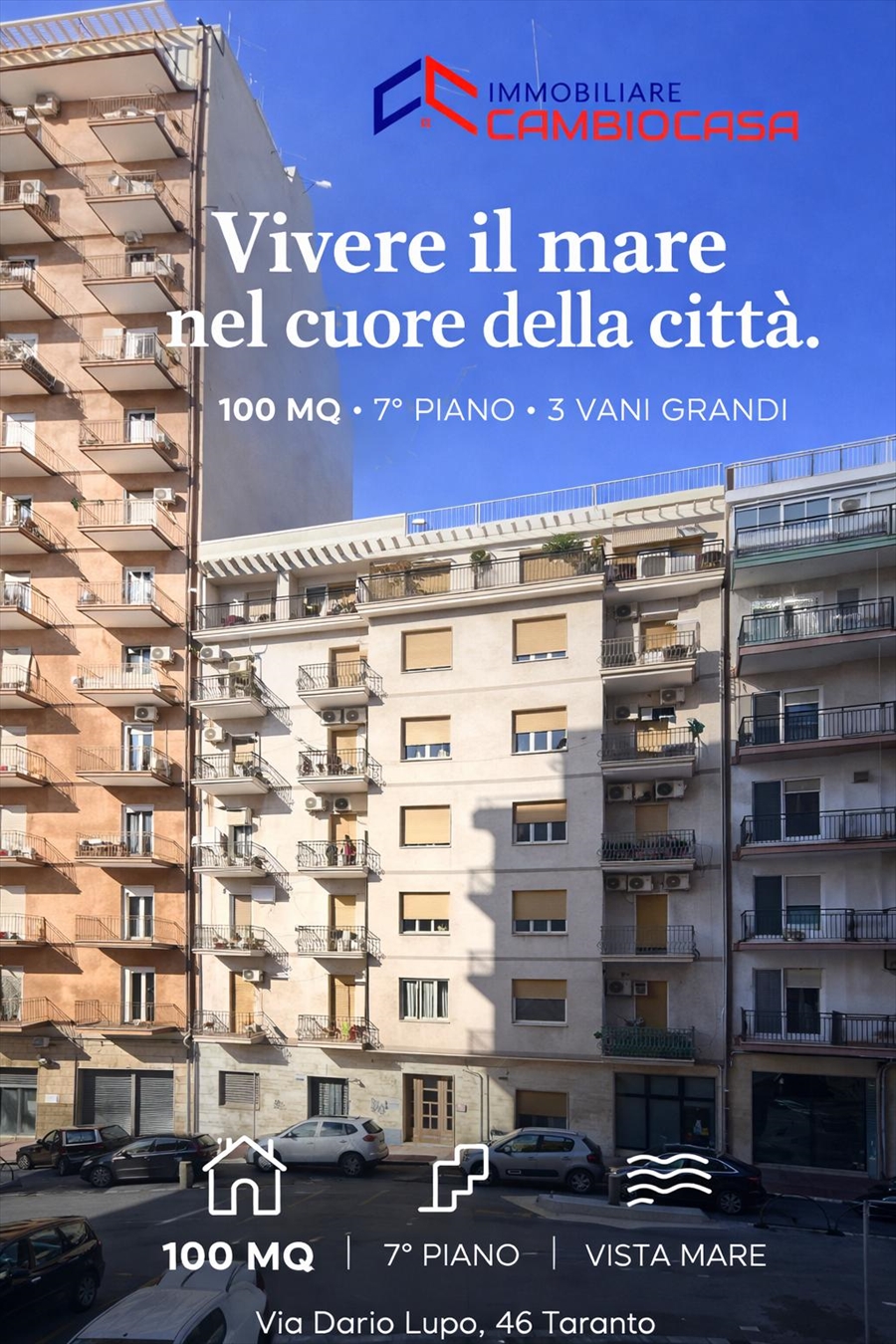 Trilocale da ristrutturare in via dario lupo 46, Taranto