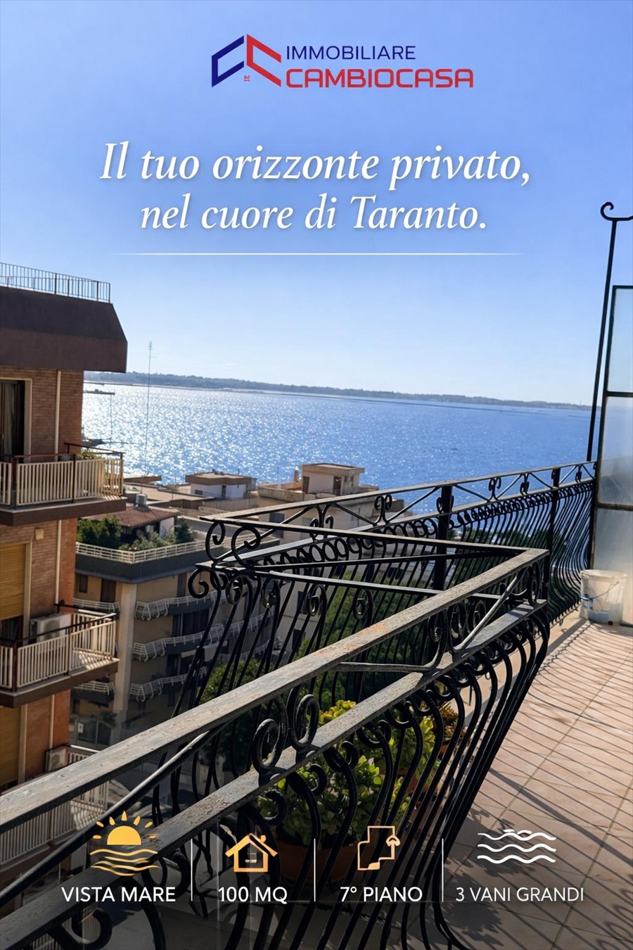 Trilocale da ristrutturare in via dario lupo 46, Taranto