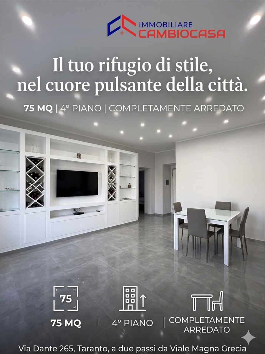 Bilocale ristrutturato in via dante 265, Taranto