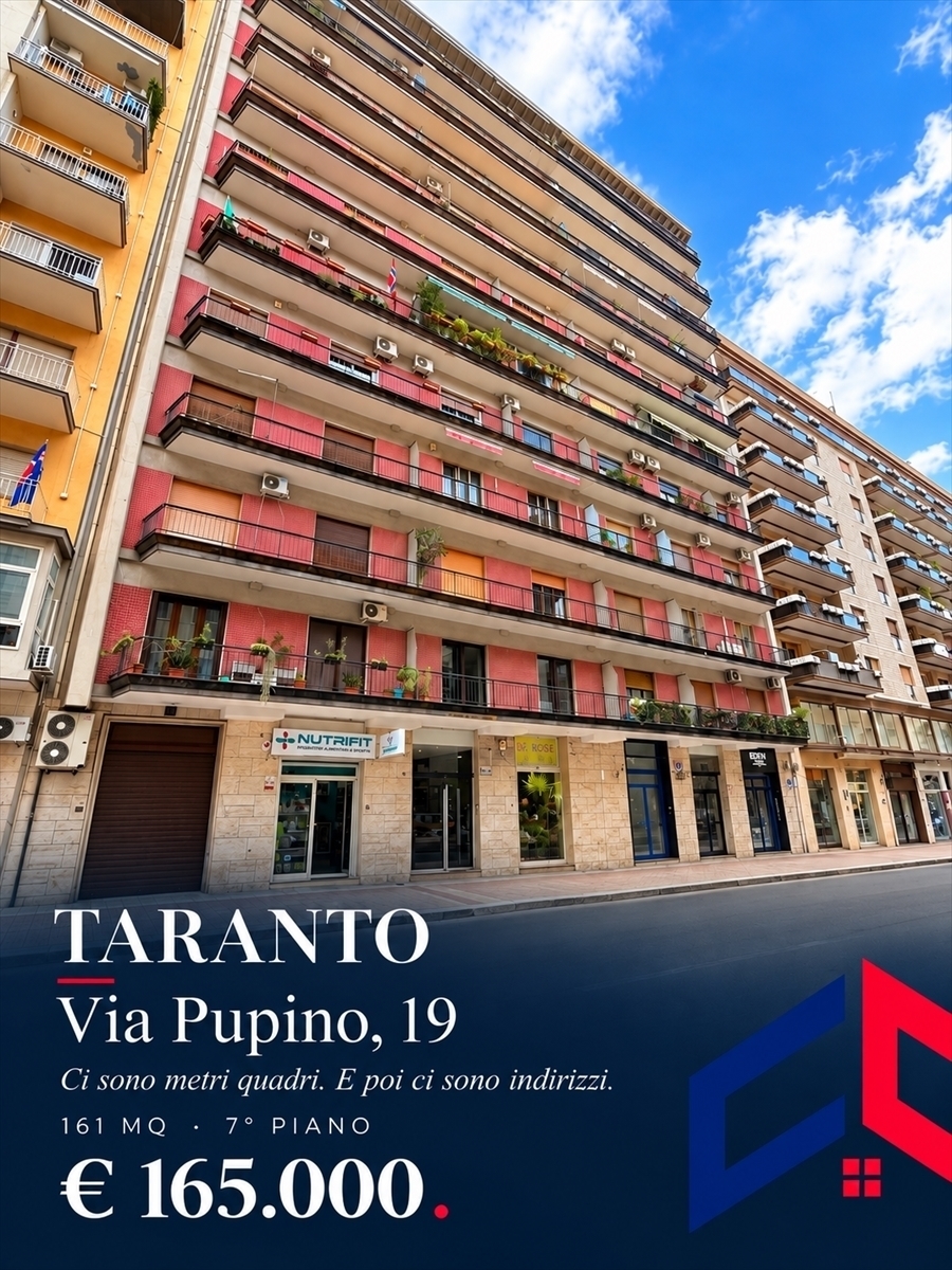 Quadrilocale da ristrutturare in via pupino 19, Taranto