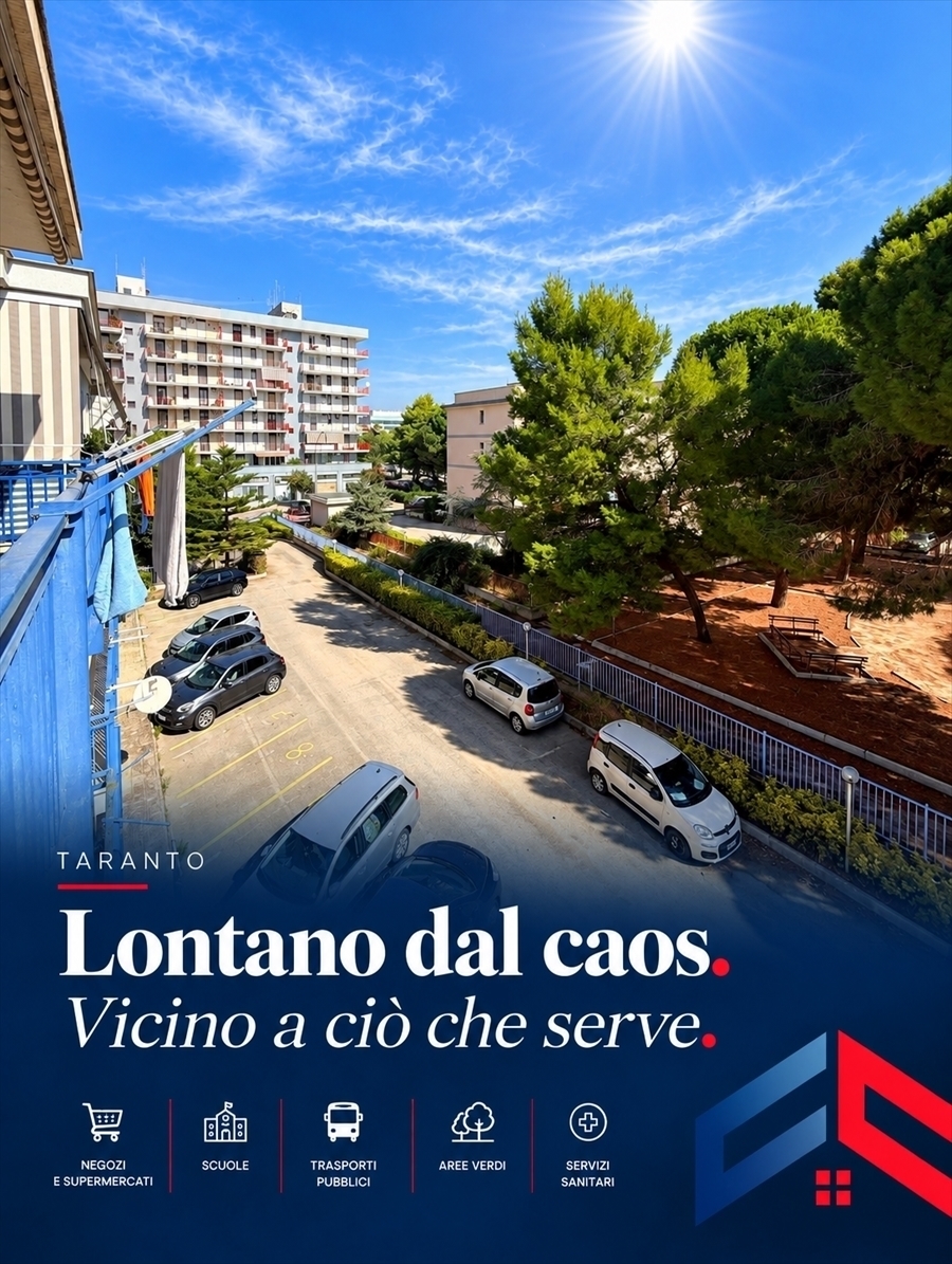 Trilocale con box in via mar grande 17, Taranto
