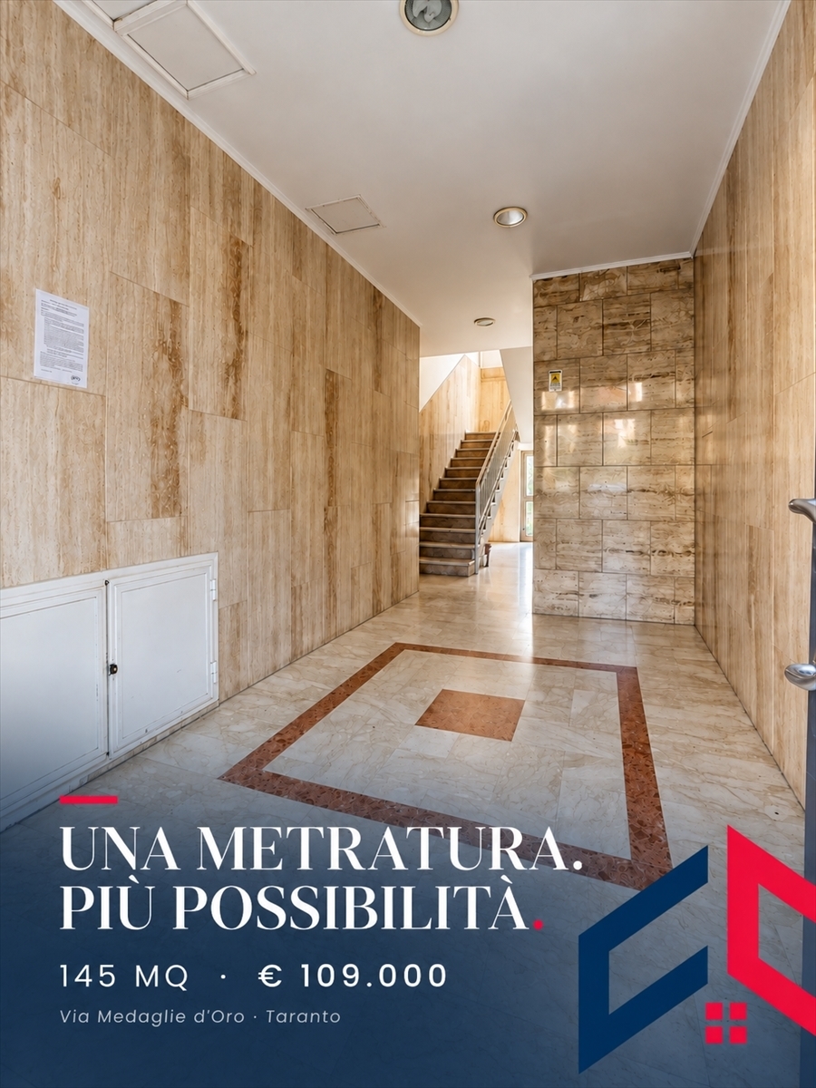 Quadrilocale in vendita in via medaglie d'oro 13, Taranto